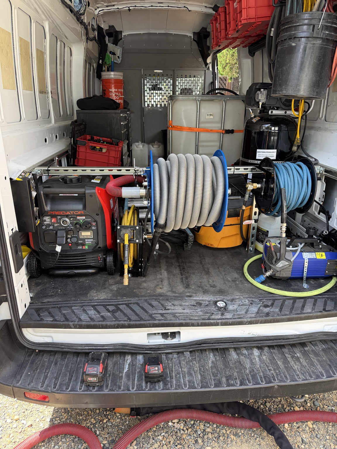 Fully equipped Handcrafted mobile detailing setup